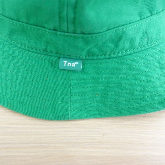 ARITZIA Hat Adult Medium‎ TNA Bucket Cotton Sun Cap Green Casual Summer - Picture 3 of 9